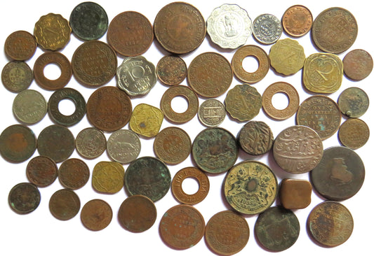 A Good Collection of Old Coins From India