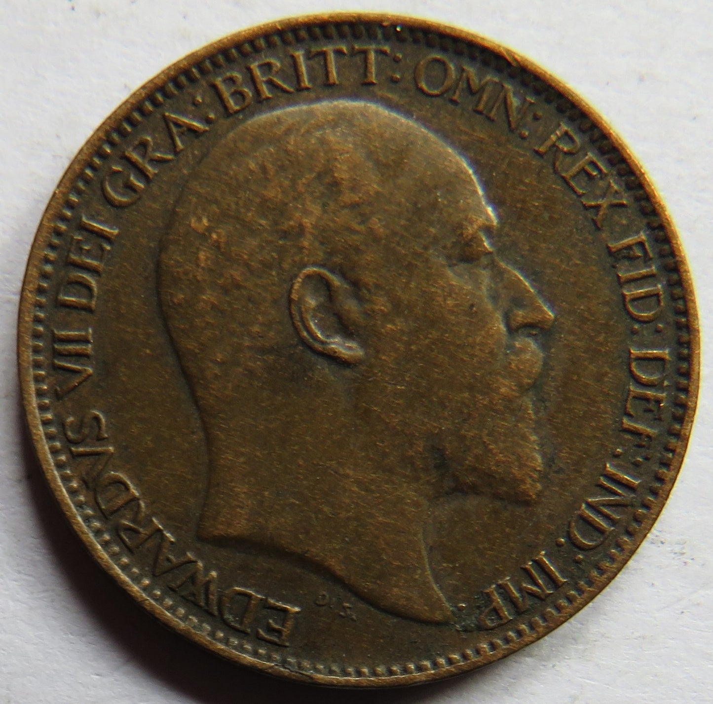 1907 King Edward VII Farthing Coin - Great Britain