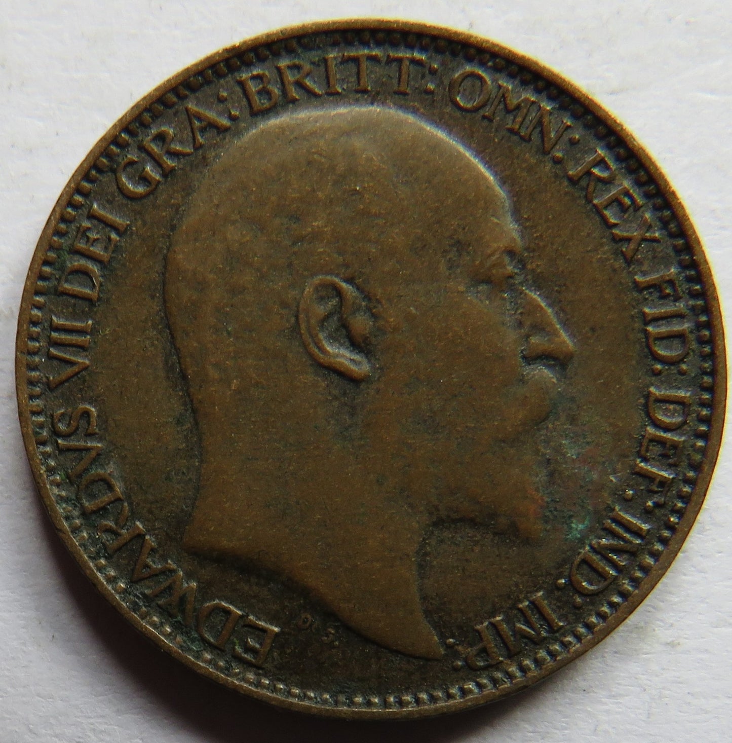 1907 King Edward VII Farthing Coin - Great Britain