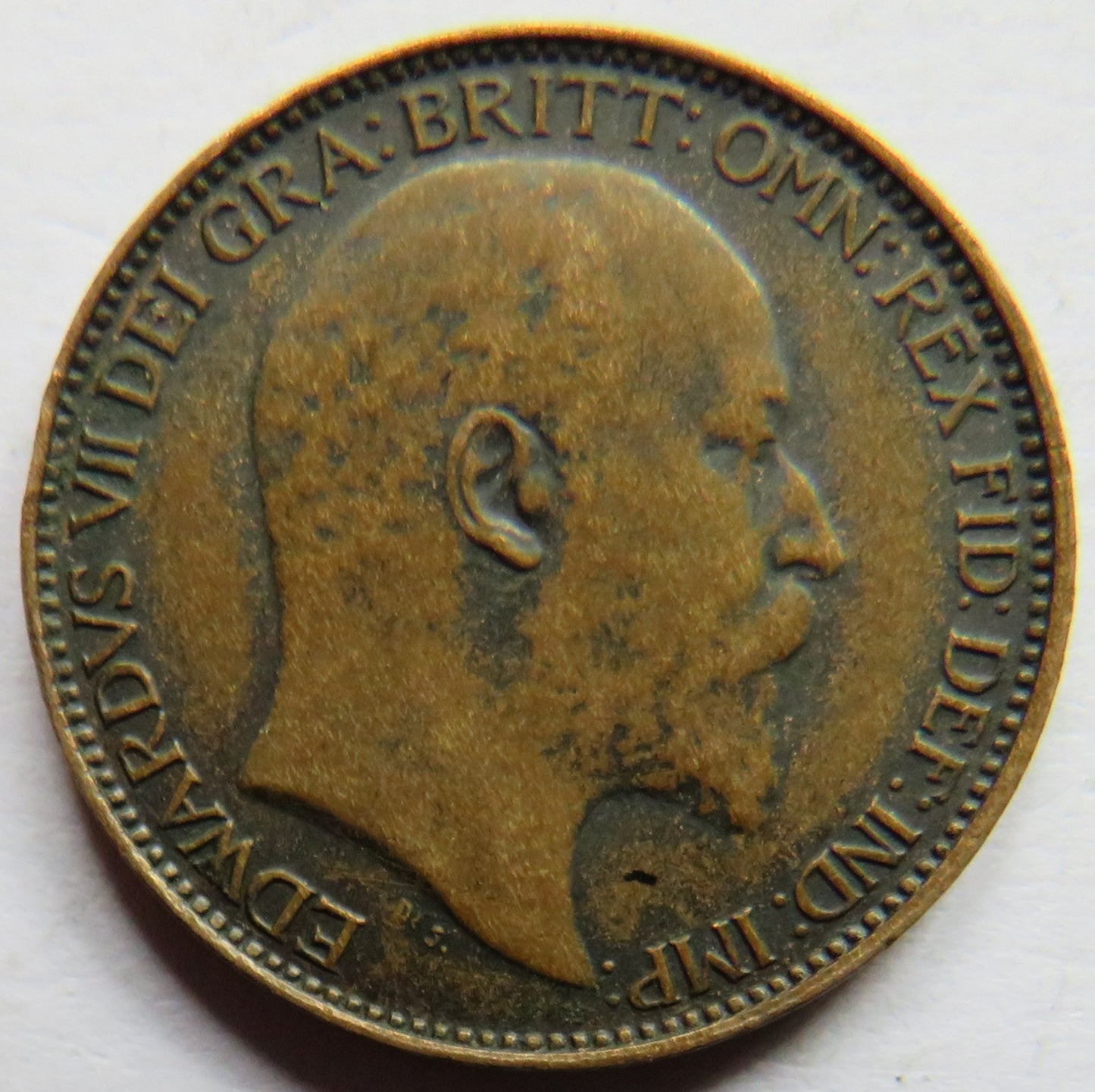 1908 King Edward VII Farthing Coin - Great Britain