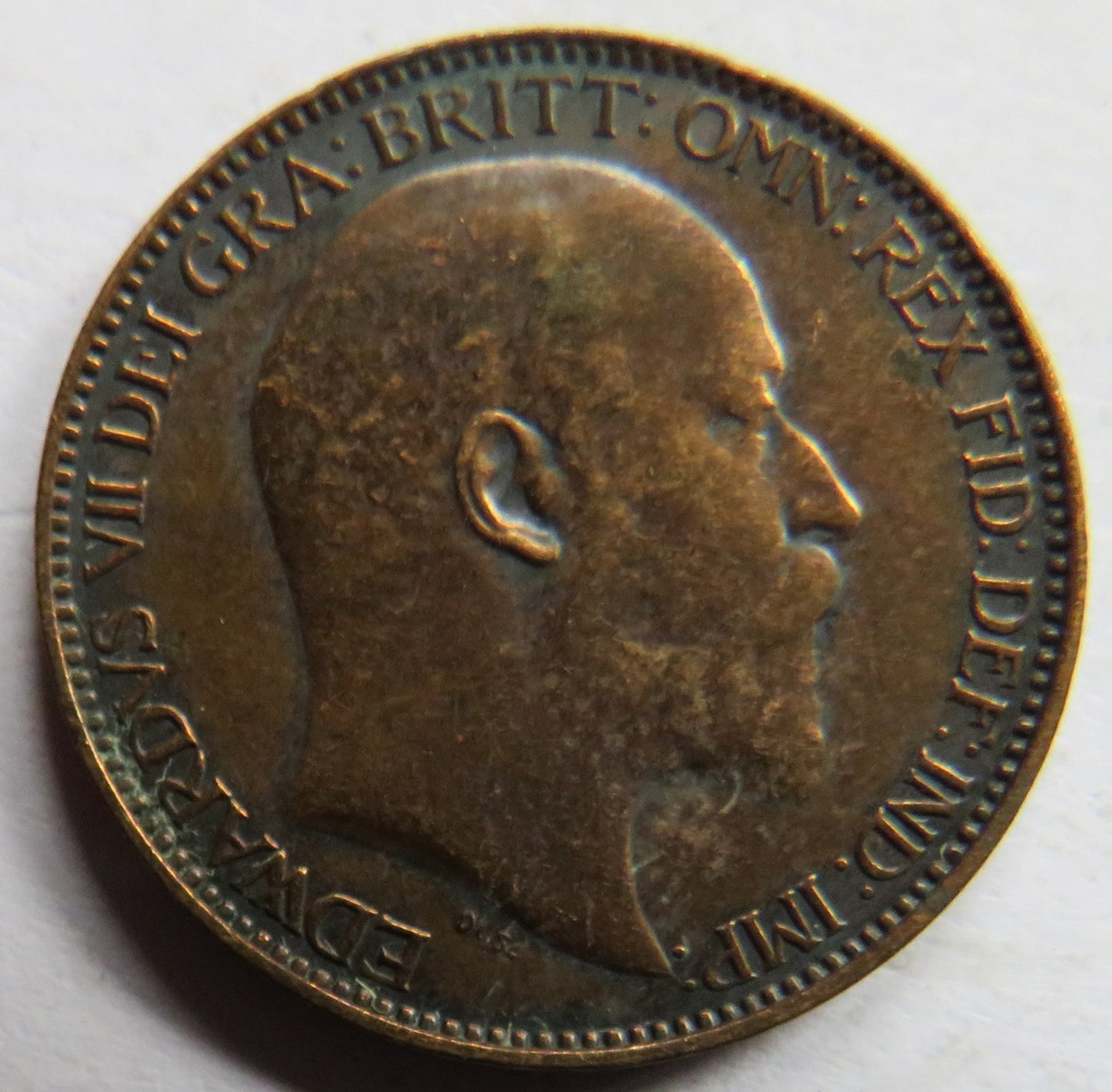 1909 King Edward VII Farthing Coin - Great Britain