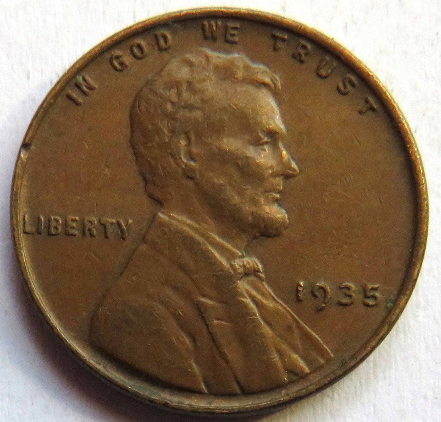 1935 USA Lincoln One Cent Coin