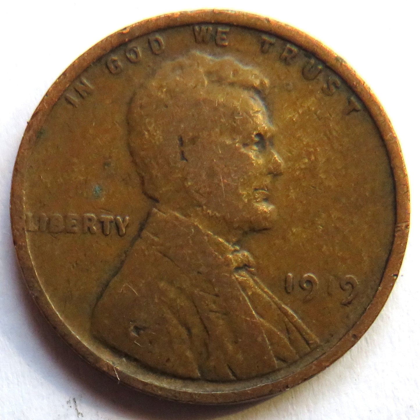 1919 USA Lincoln One Cent Coin