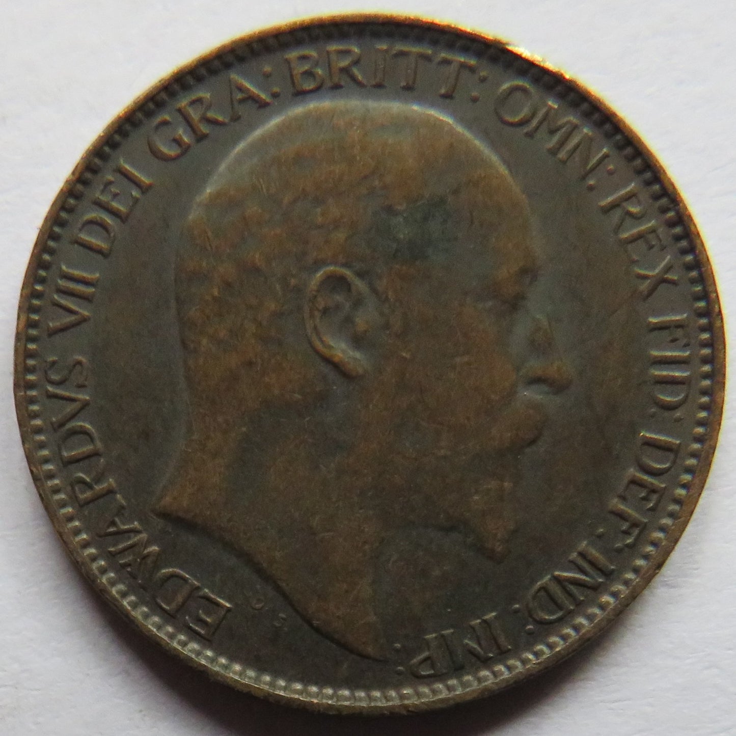 1910 King Edward VII Farthing Coin - Great Britain