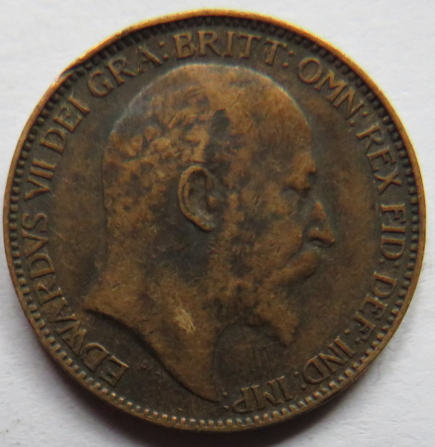 1910 King Edward VII Farthing Coin - Great Britain