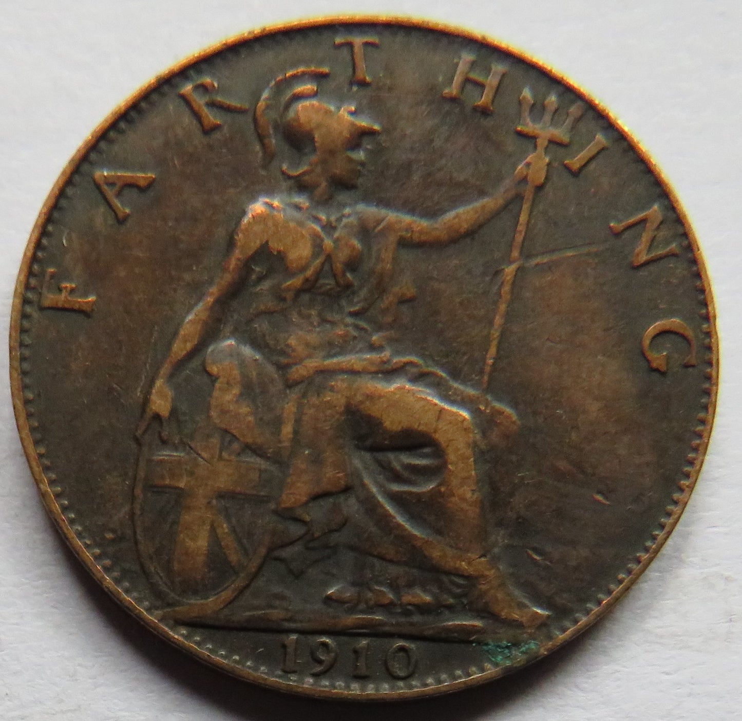 1910 King Edward VII Farthing Coin - Great Britain