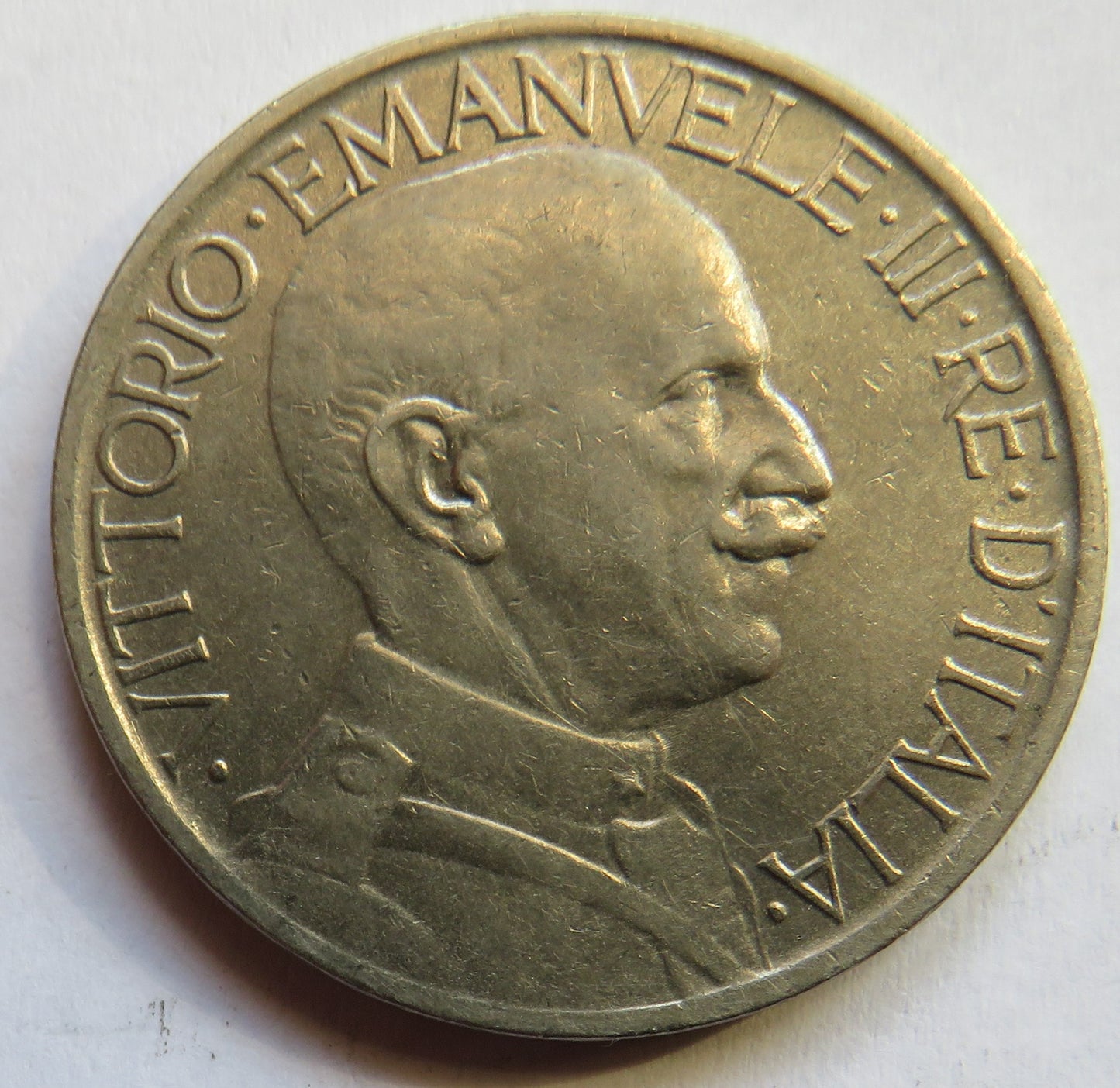 1924 Italy 2 Lire Coin