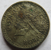 Load image into Gallery viewer, 1945 King George VI India Silver 1/4 Rupee Coin
