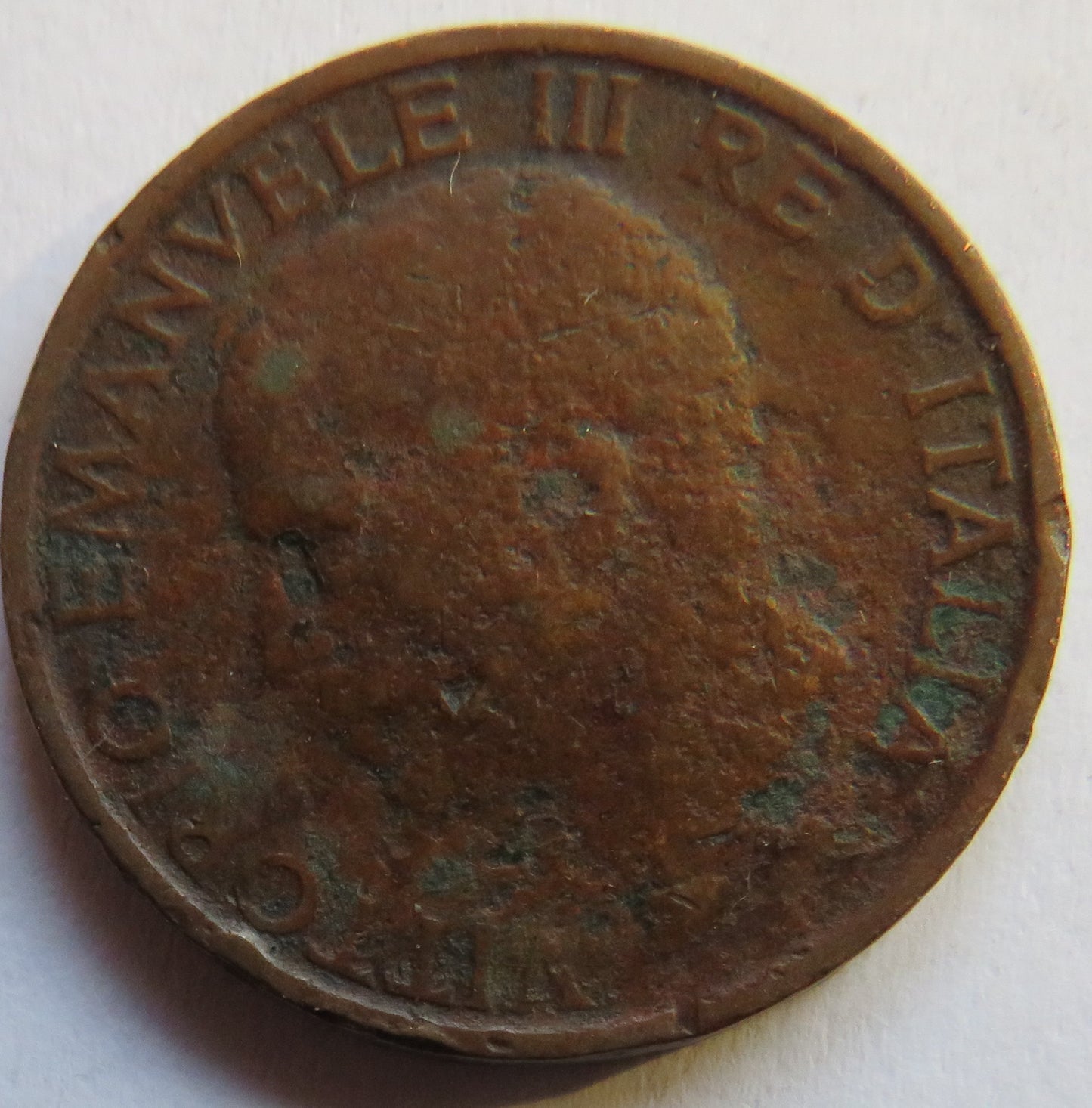 1921 Italy 10 Centesimi Coin
