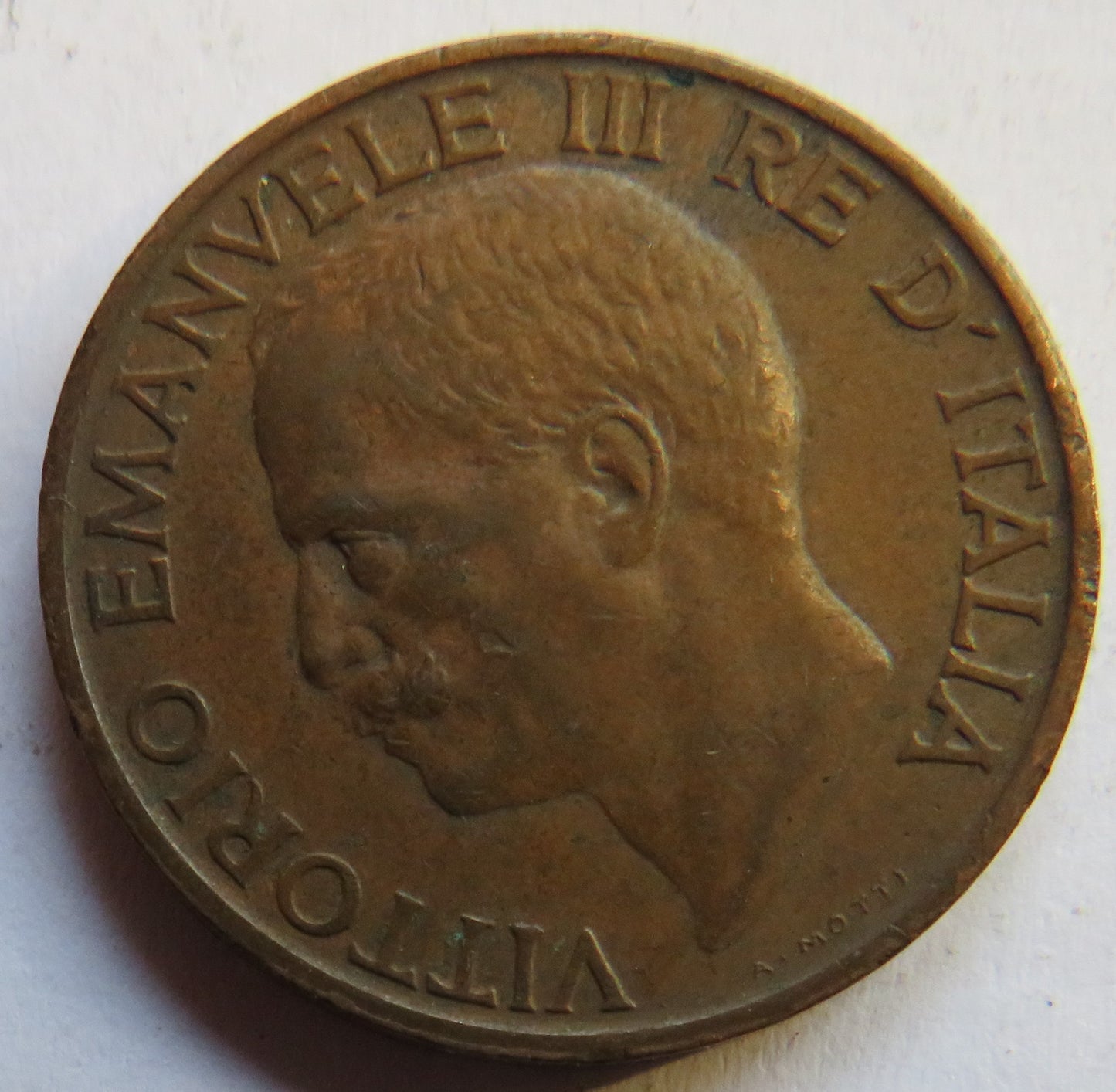 1924 Italy 10 Centesimi Coin