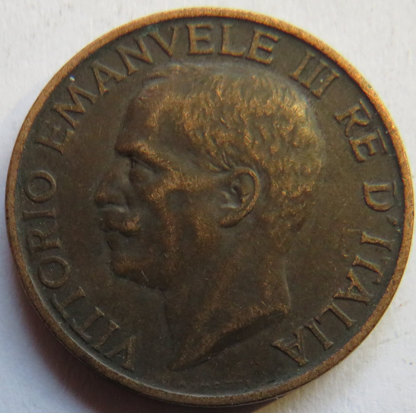1924 Italy 10 Centesimi Coin
