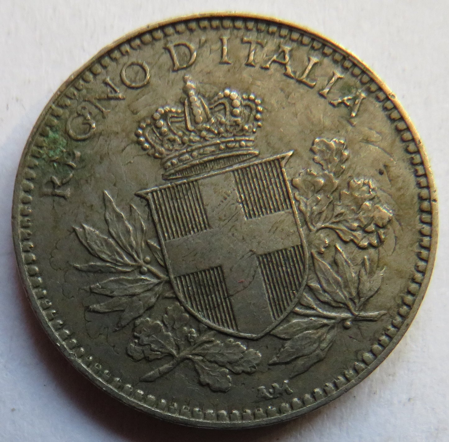 1919 Italy 20 Centesimi Coin