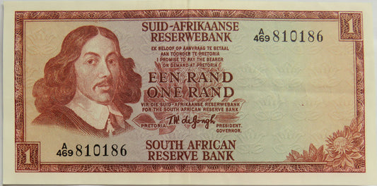 The Reserve Bank of South Africa One Rand Banknote image 1