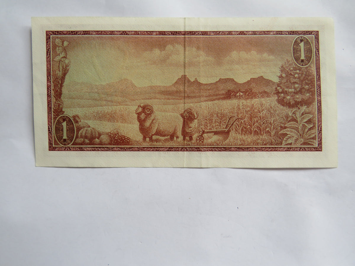 The Reserve Bank of South Africa One Rand Banknote