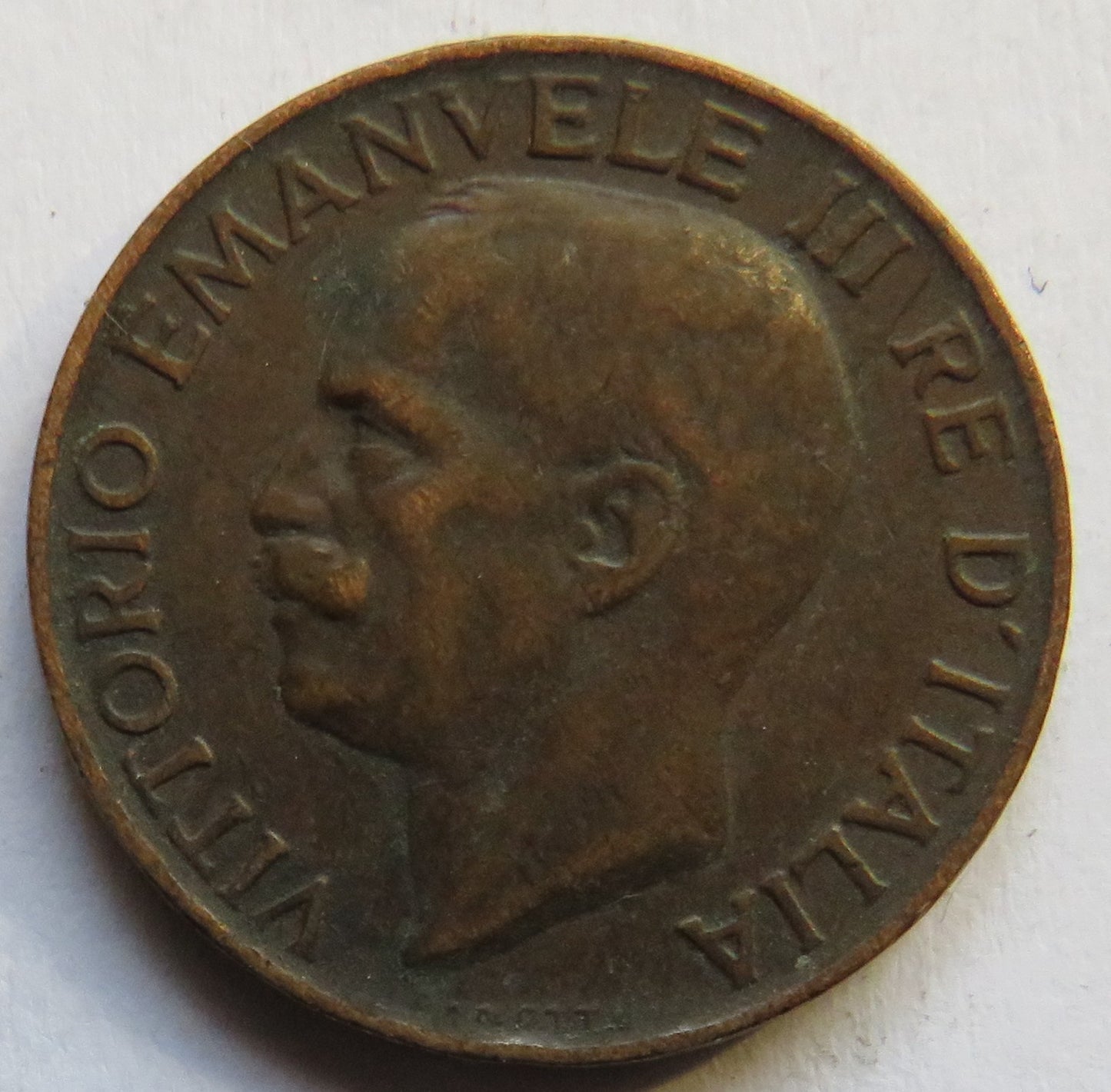 1930 Italy 5 Centesimi Coin