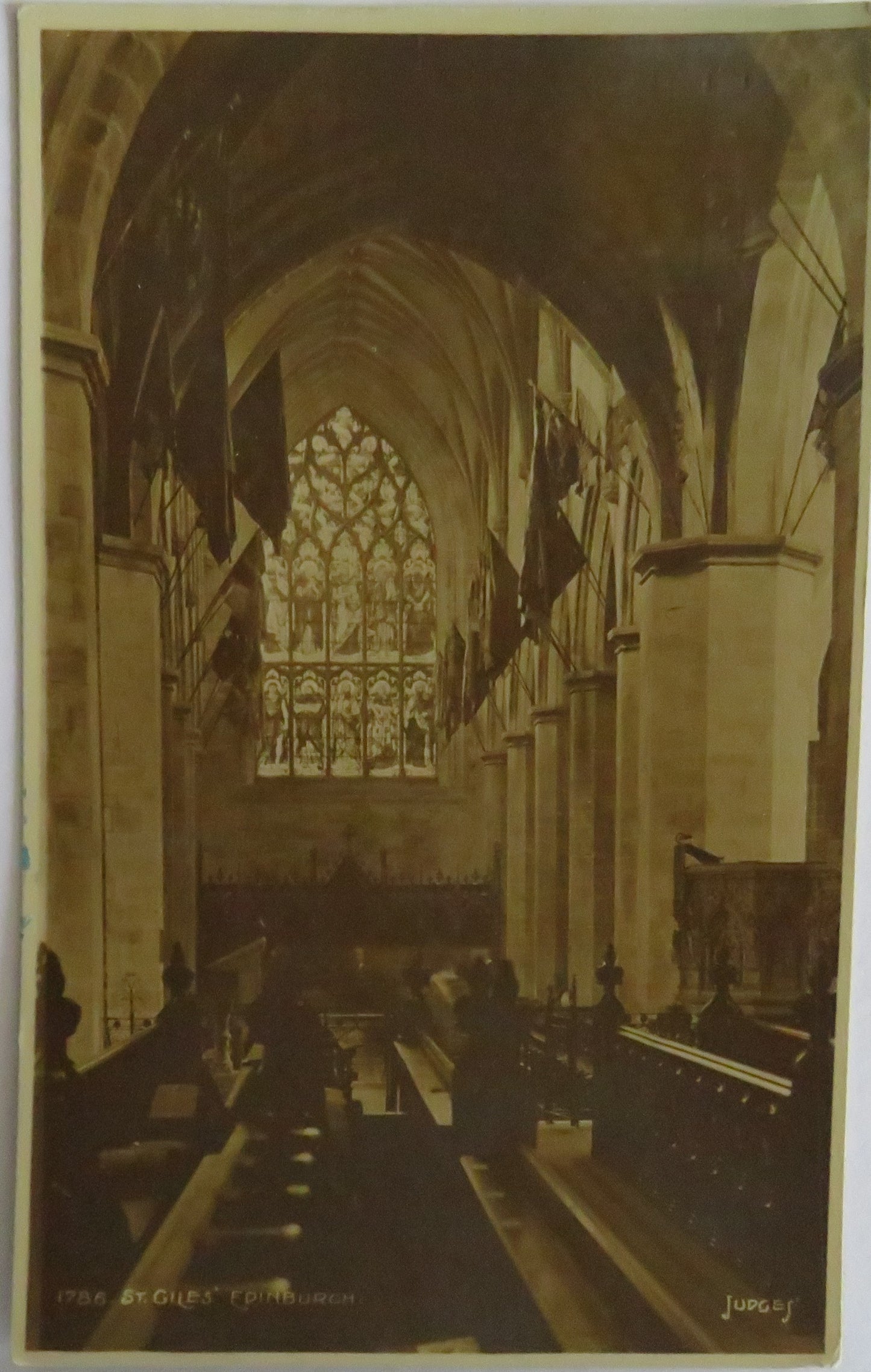 Vintage Postcard of St Giles Edinburgh 1912