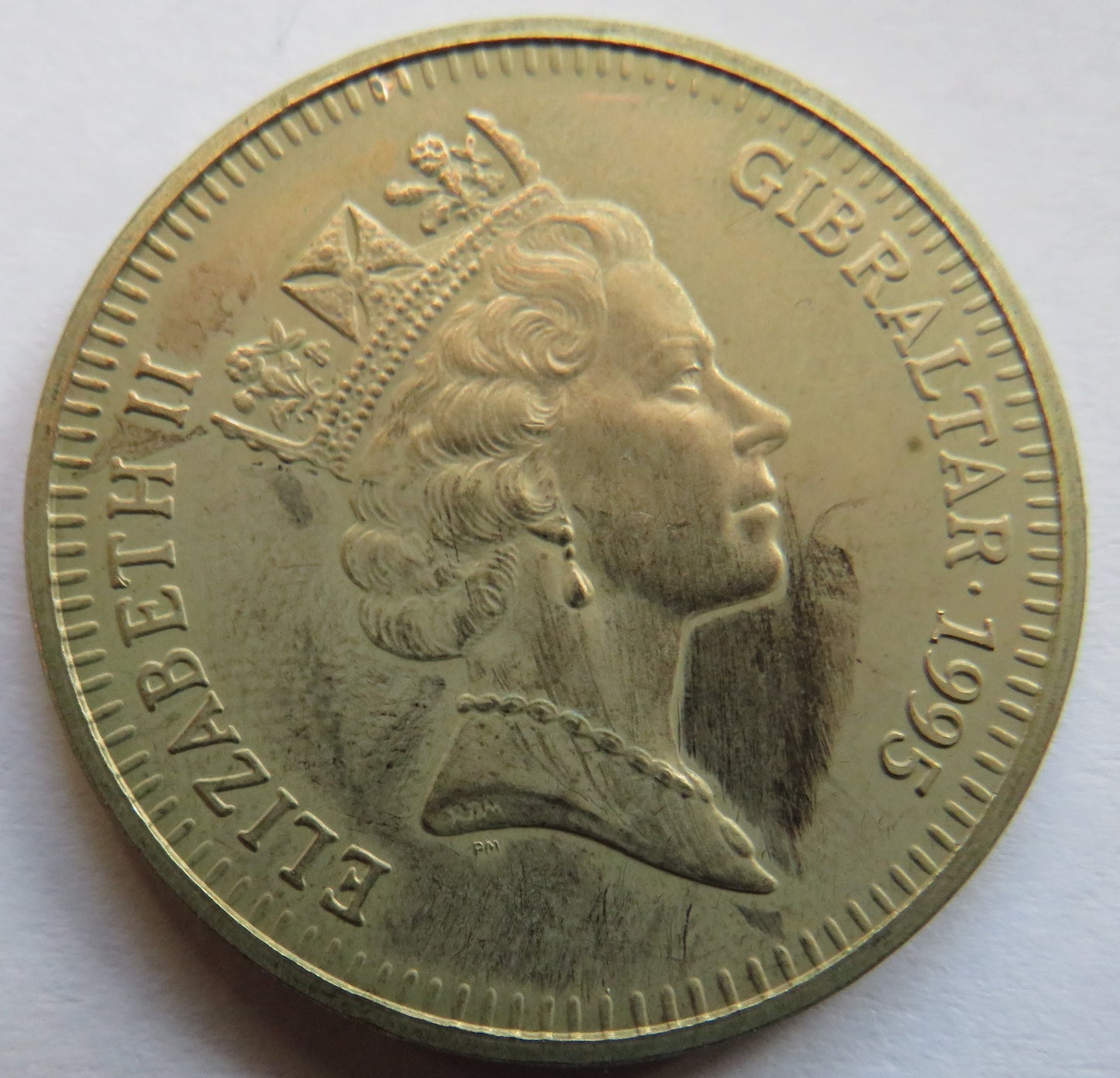 1995 Gibraltar £5 Coin VJ Day 1945