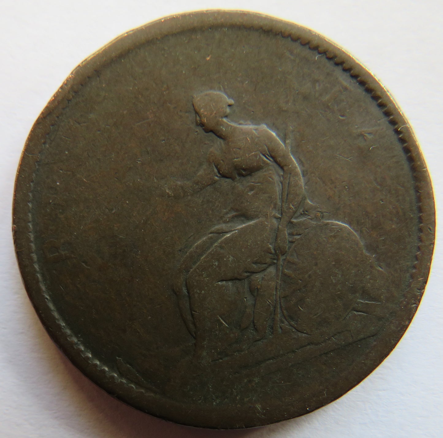 1806 King George III One Penny Coin - Great Britain