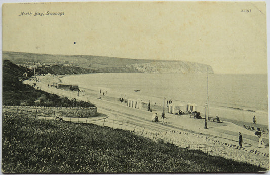 Vintage Postcard of North Bay Swanage 1903