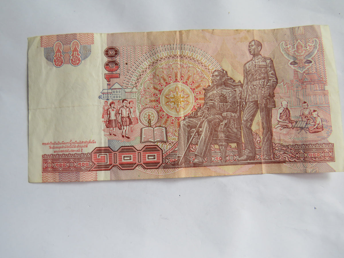 Thailand 100 Bhat Banknote