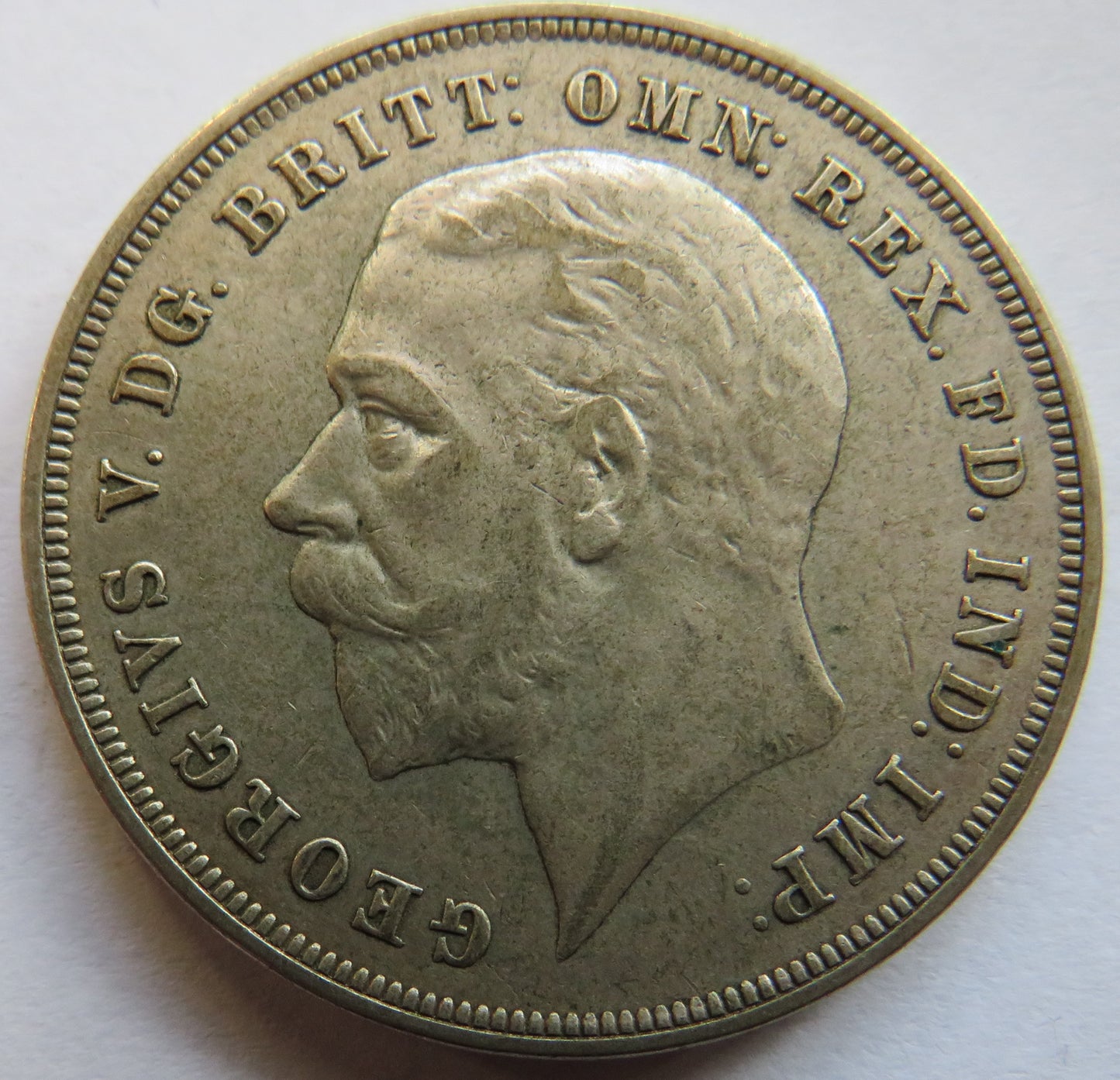 1935 King George V Silver "Rocking Horse" Crown Coin