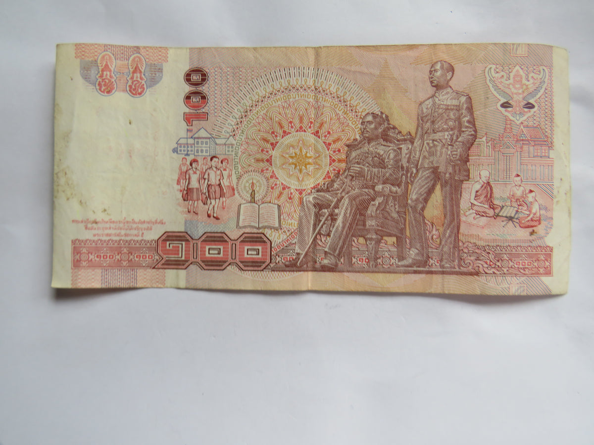Thailand 100 Bhat Banknote