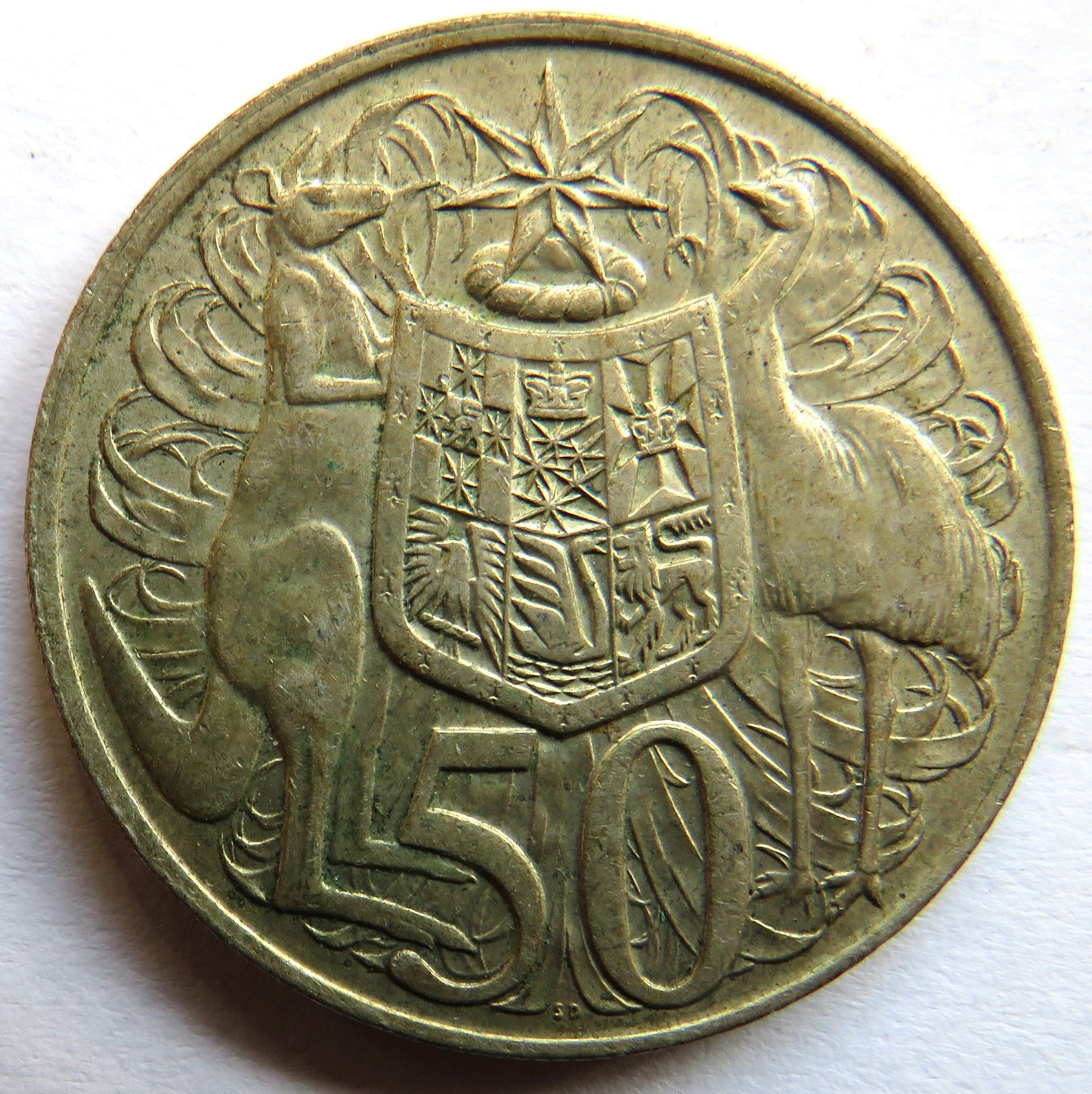 1966 Australia Silver 50 Cents Coin