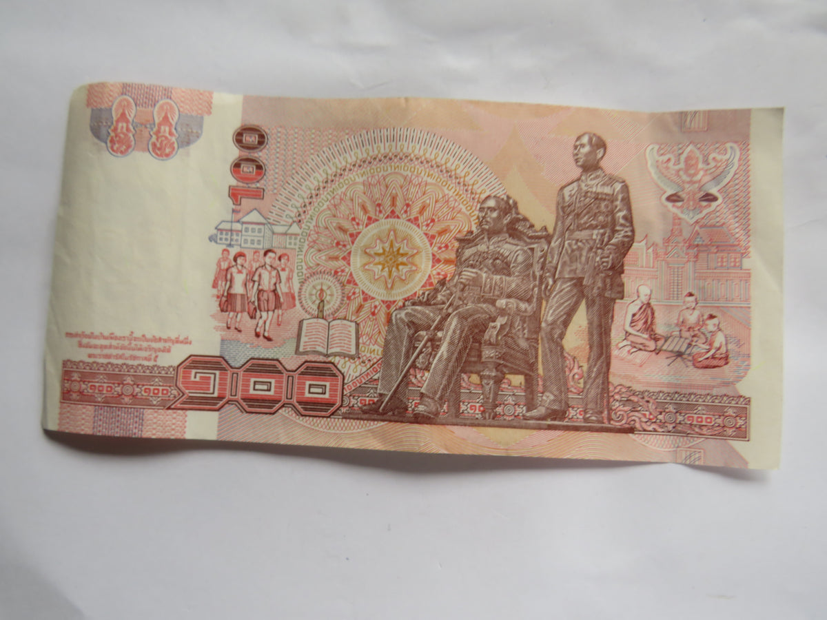 Thailand 100 Bhat Banknote