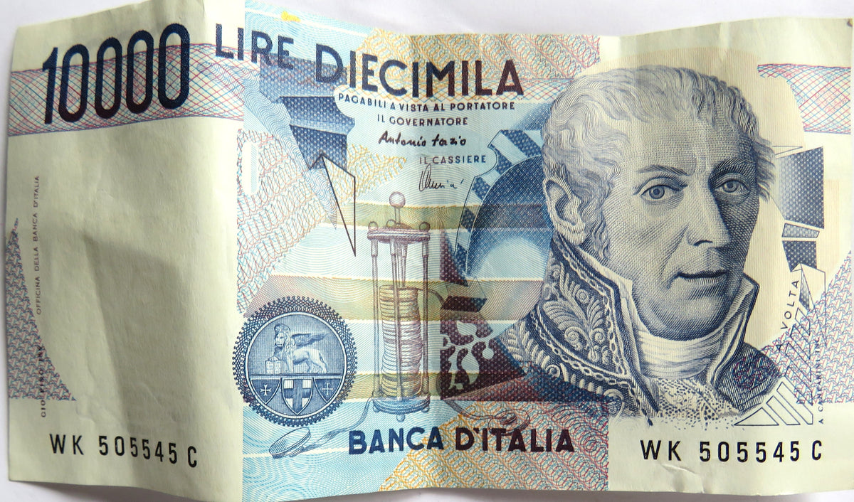 1984 Italy 10000 Lire Banknote