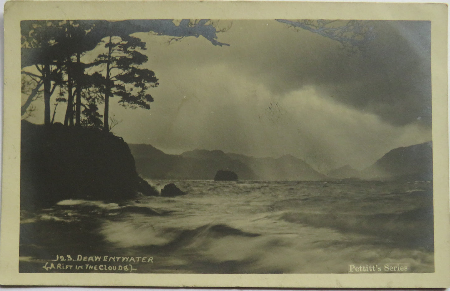 Vintage Postcard of The Derwent Water (1909 Keswick Postmark)