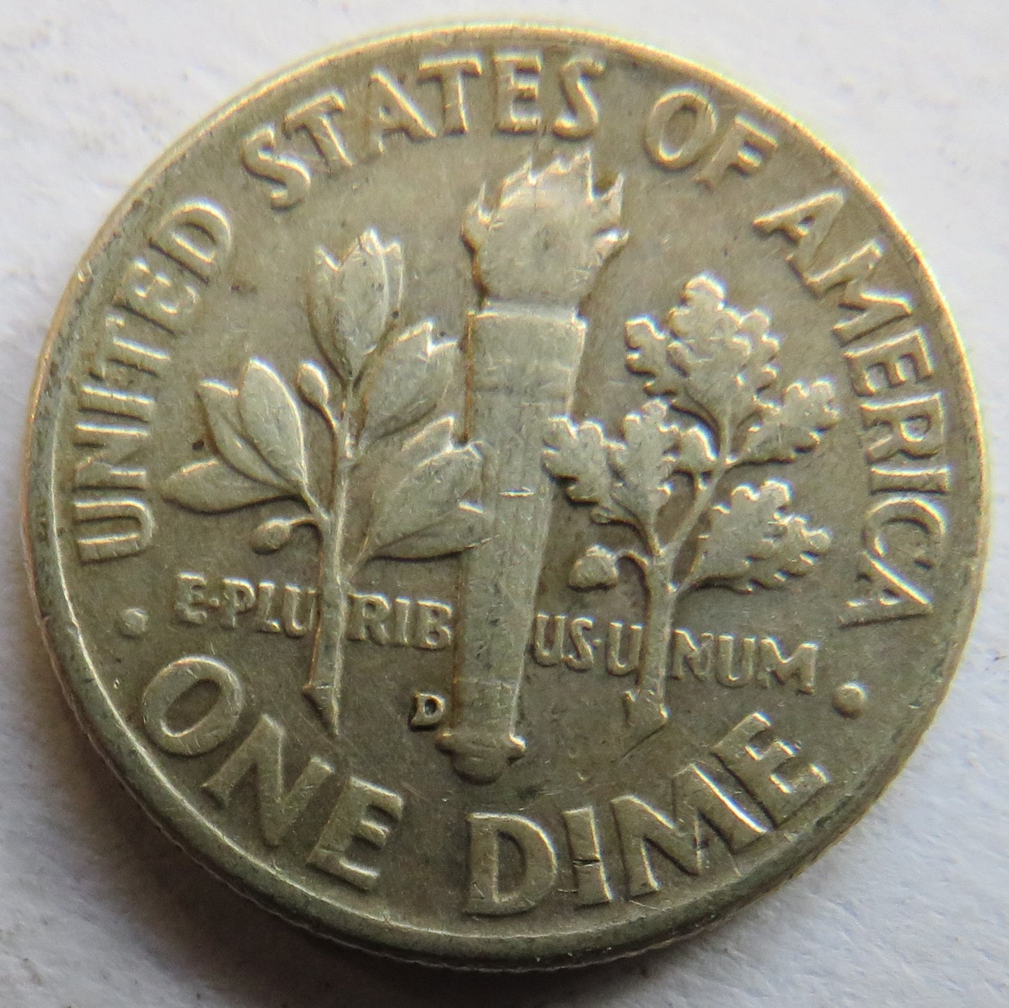 1957 USA Silver One Dime Coin