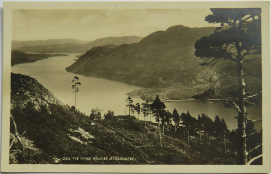 Vintage Postcard of The Three Reaches & Ullswater