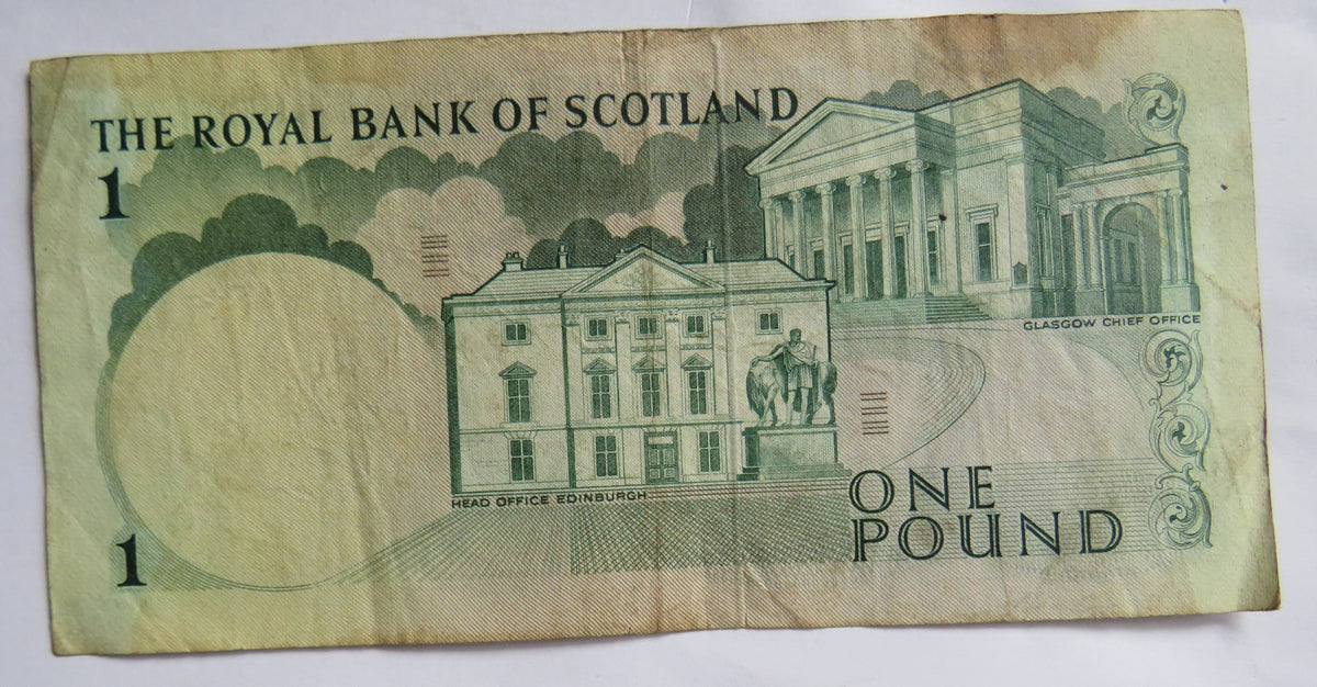 1967 The Royal Bank of Scotland £1 One Pound Banknote