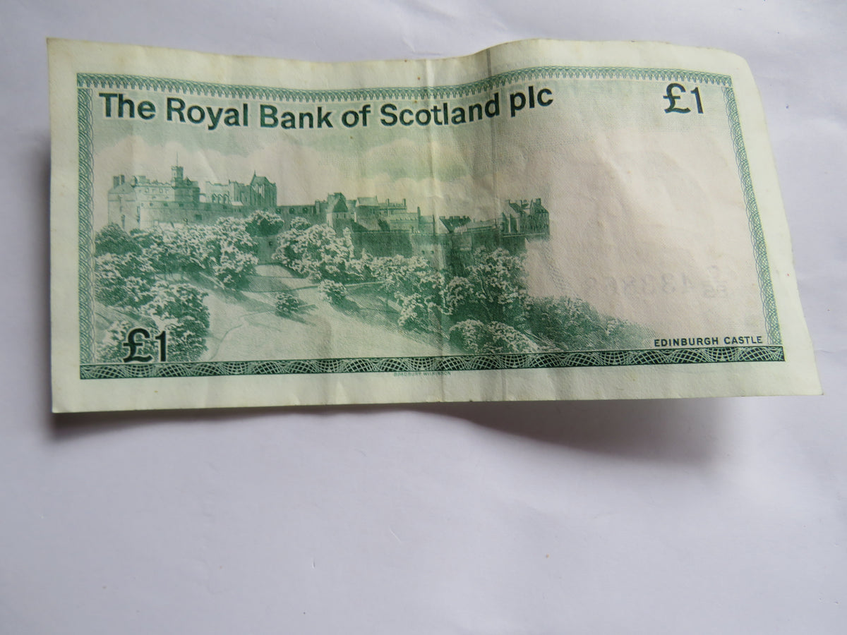 1984 The Royal Bank of Scotland £1 One Pound Banknote