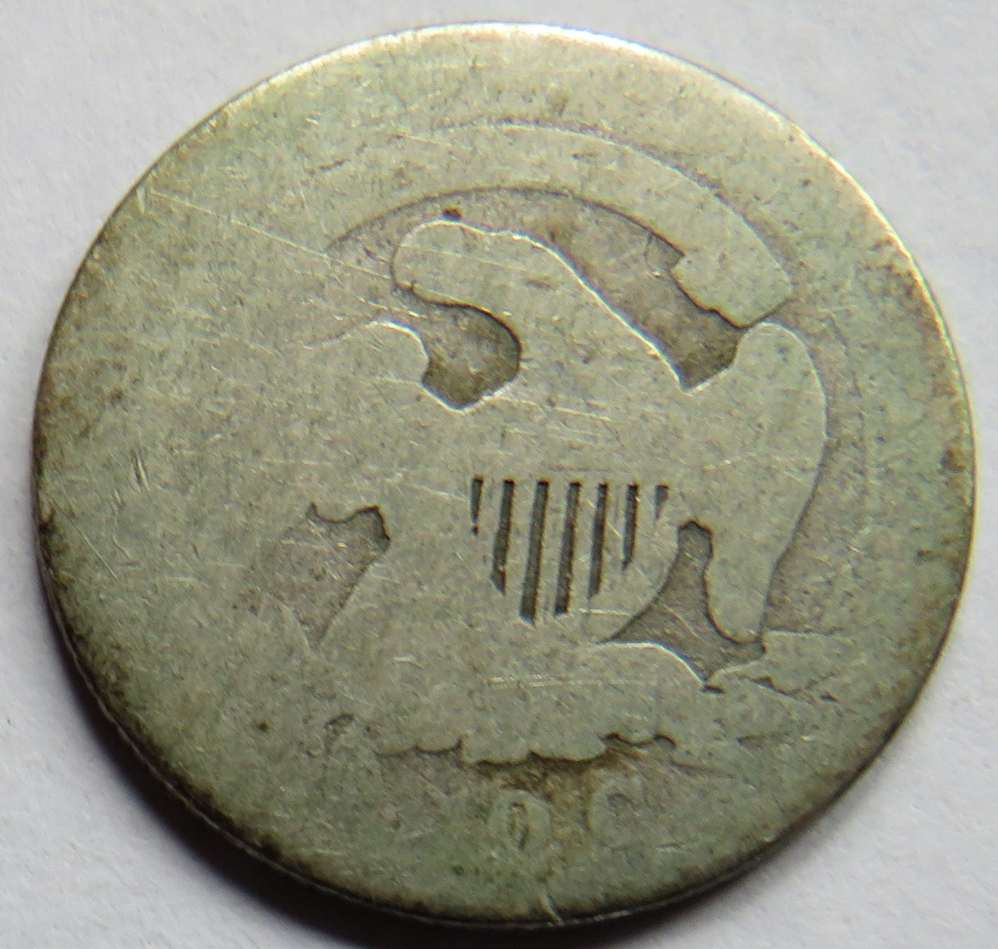 1834 USA Silver 10 Cents / Capped Bust Dime Coin