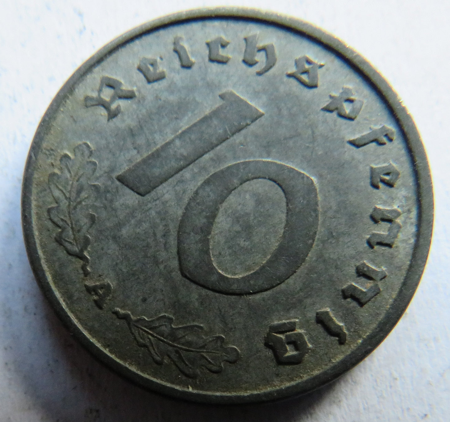 1941-A Germany - Third Reich 10 Reichspfennig Coin - WWII
