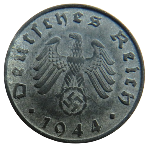 1944 Germany - Third Reich 10 Reichspfennig Coin - WWII