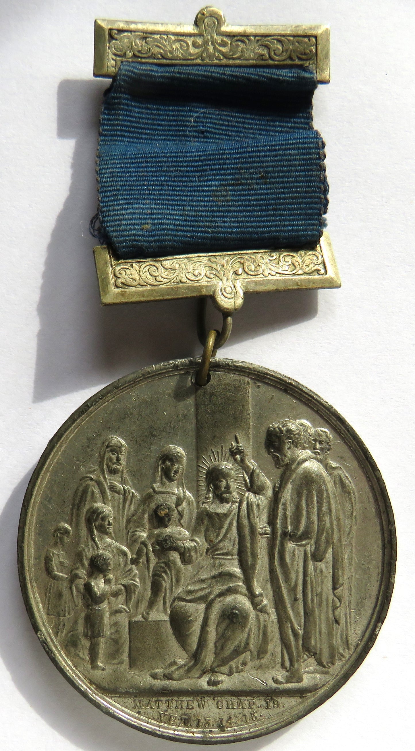 St James's Church Hatoham Large Medal "Never Absent Never Late"