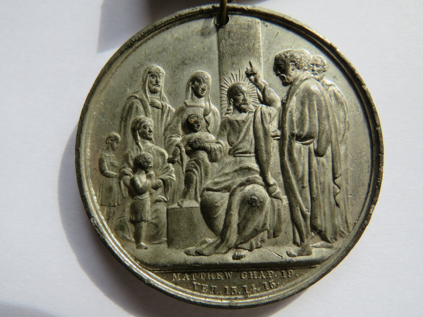 St James's Church Hatoham Large Medal "Never Absent Never Late"