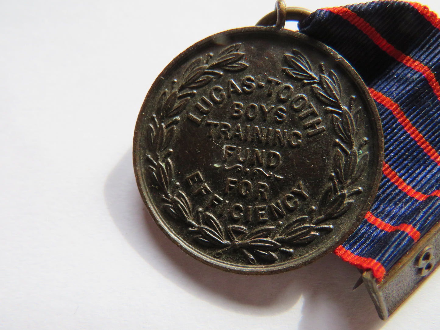 1918 Lucas Tooth Boys Training Fund for Efficiency Medal