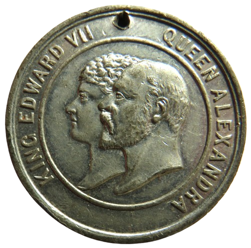 1902 King Edward VII Coronation Medal Township of Crompton