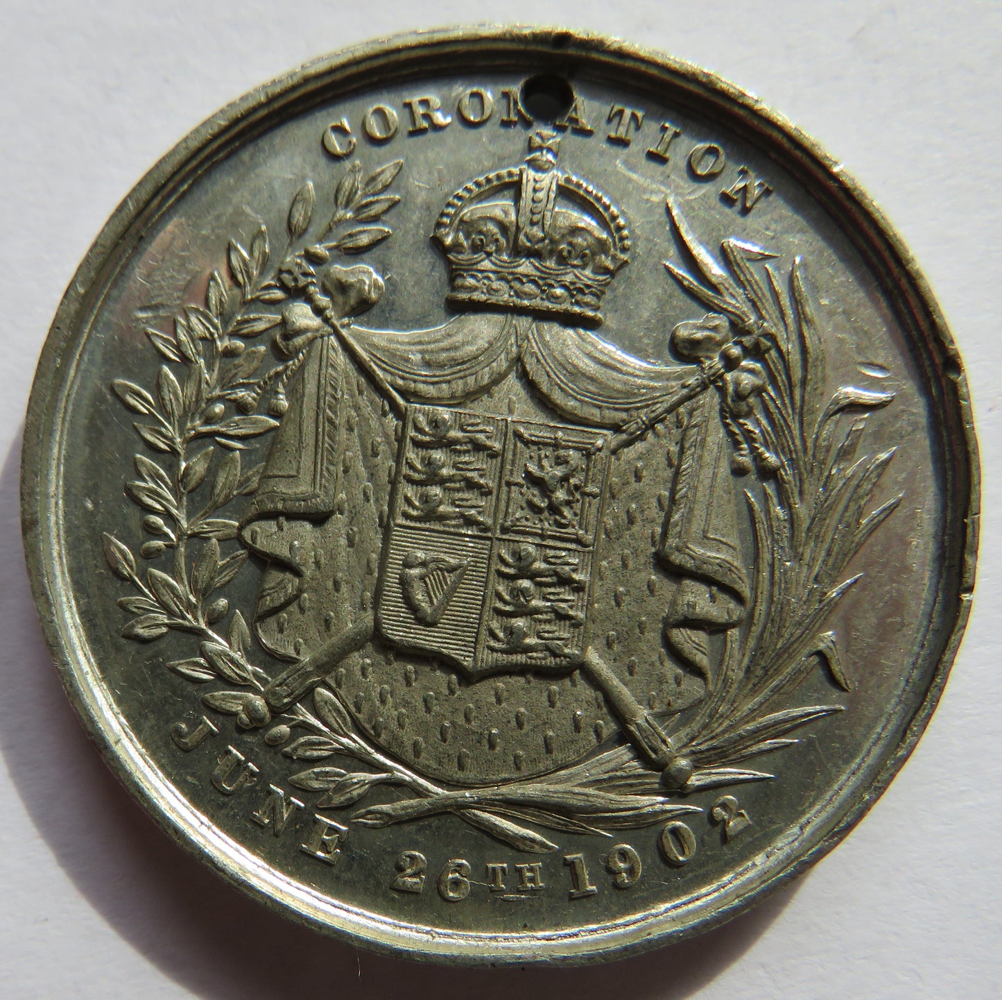 1902 King Edward VII & Queen Alexandra Coronation Medal