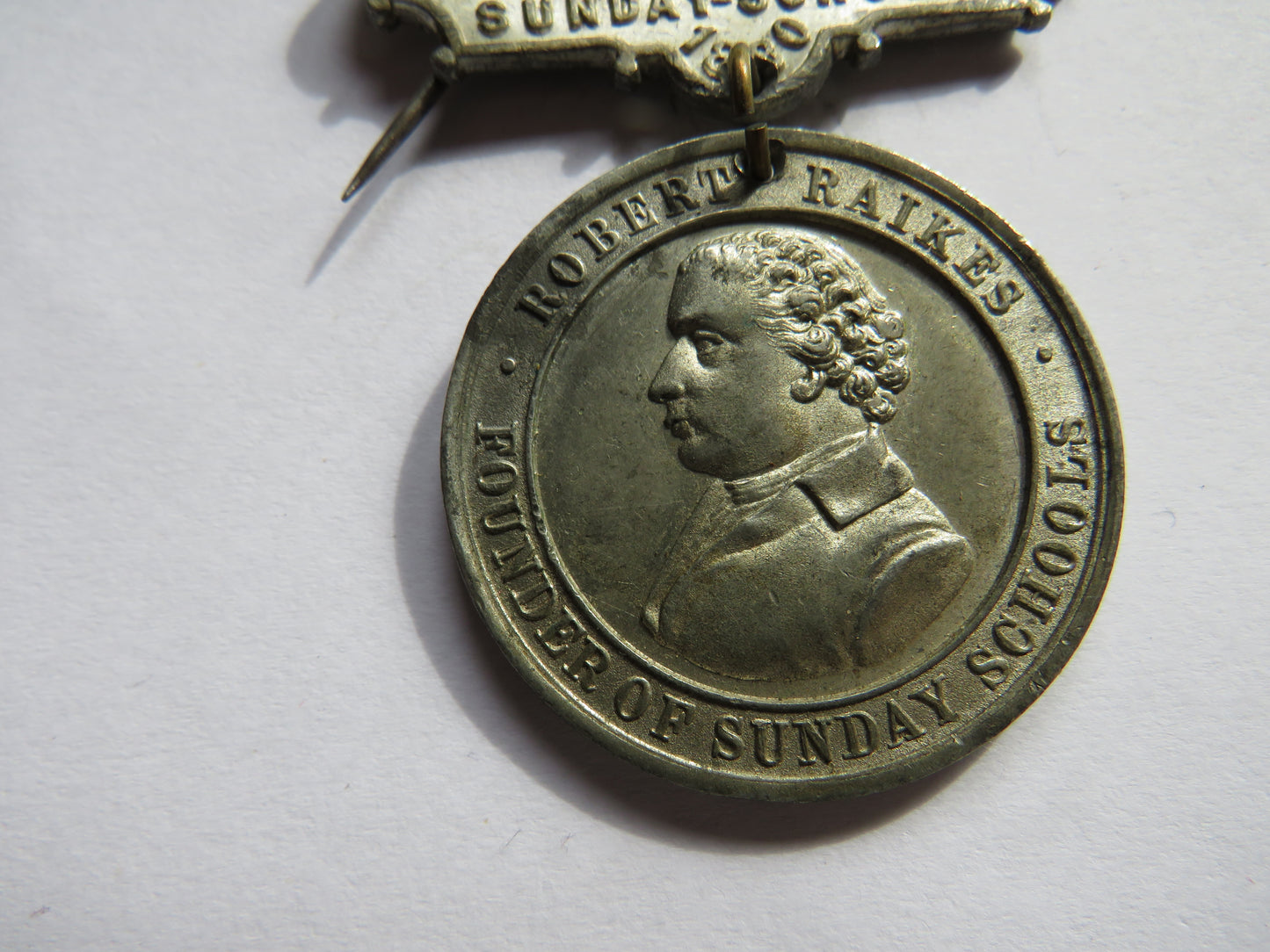 1880 Robert Raikes Sunday School Commemorative Medal