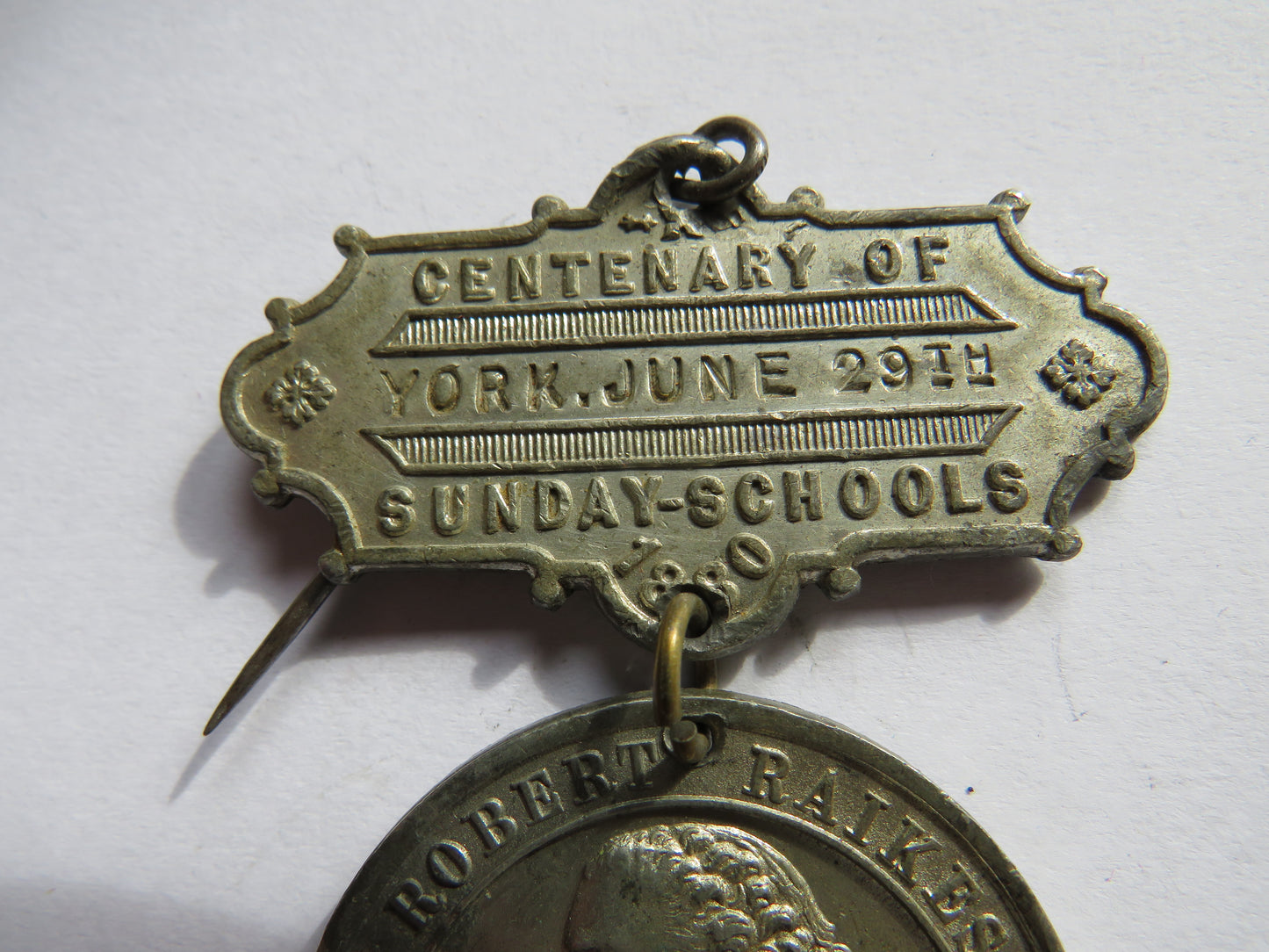 1880 Robert Raikes Sunday School Commemorative Medal