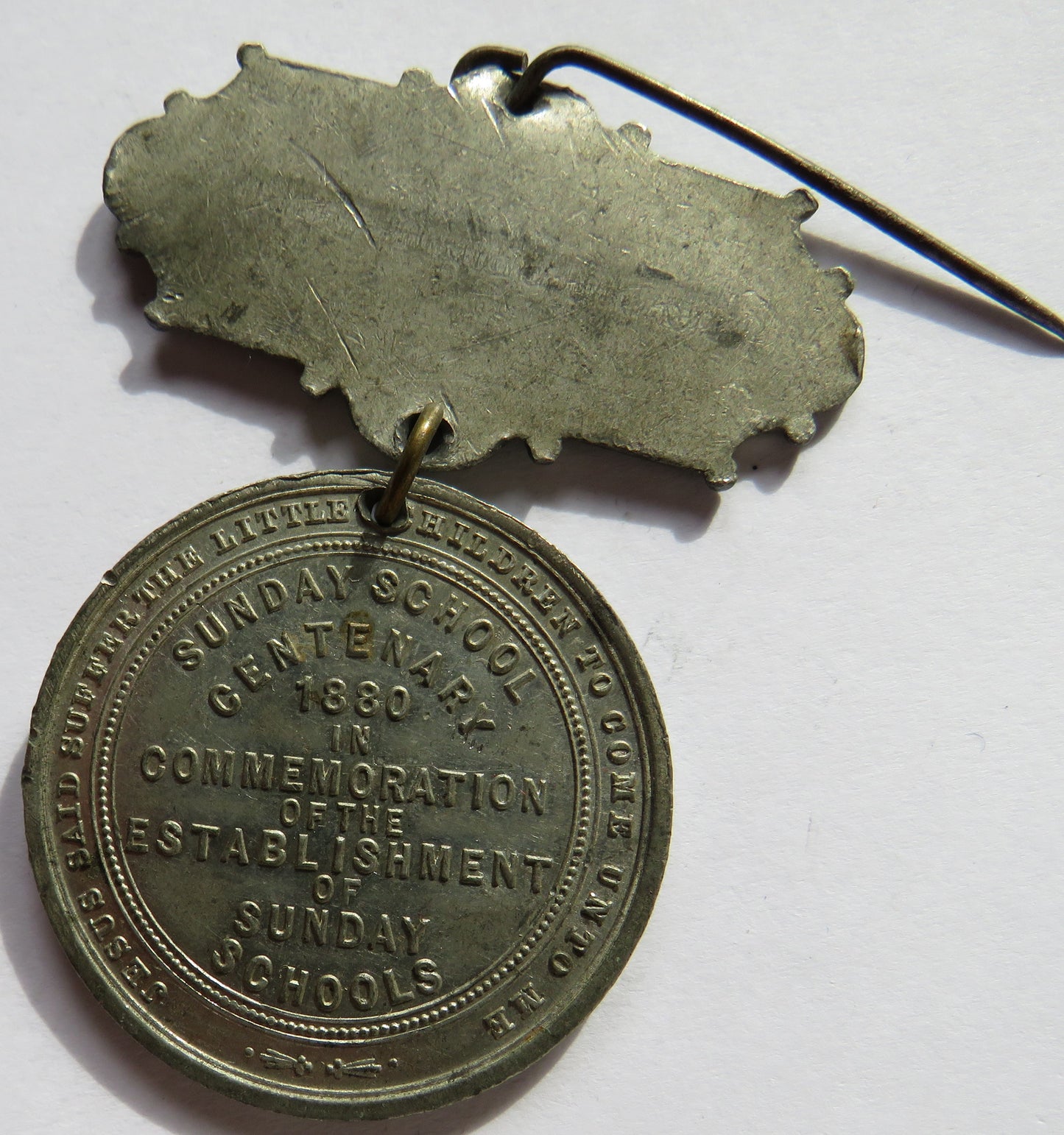 1880 Robert Raikes Sunday School Commemorative Medal