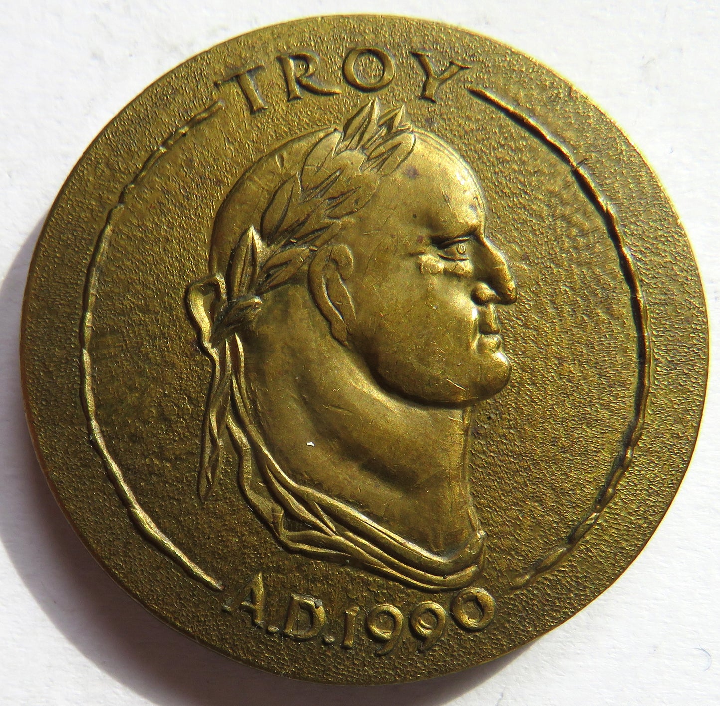 1990 Reopening of the Troy Club Commemorative Medal