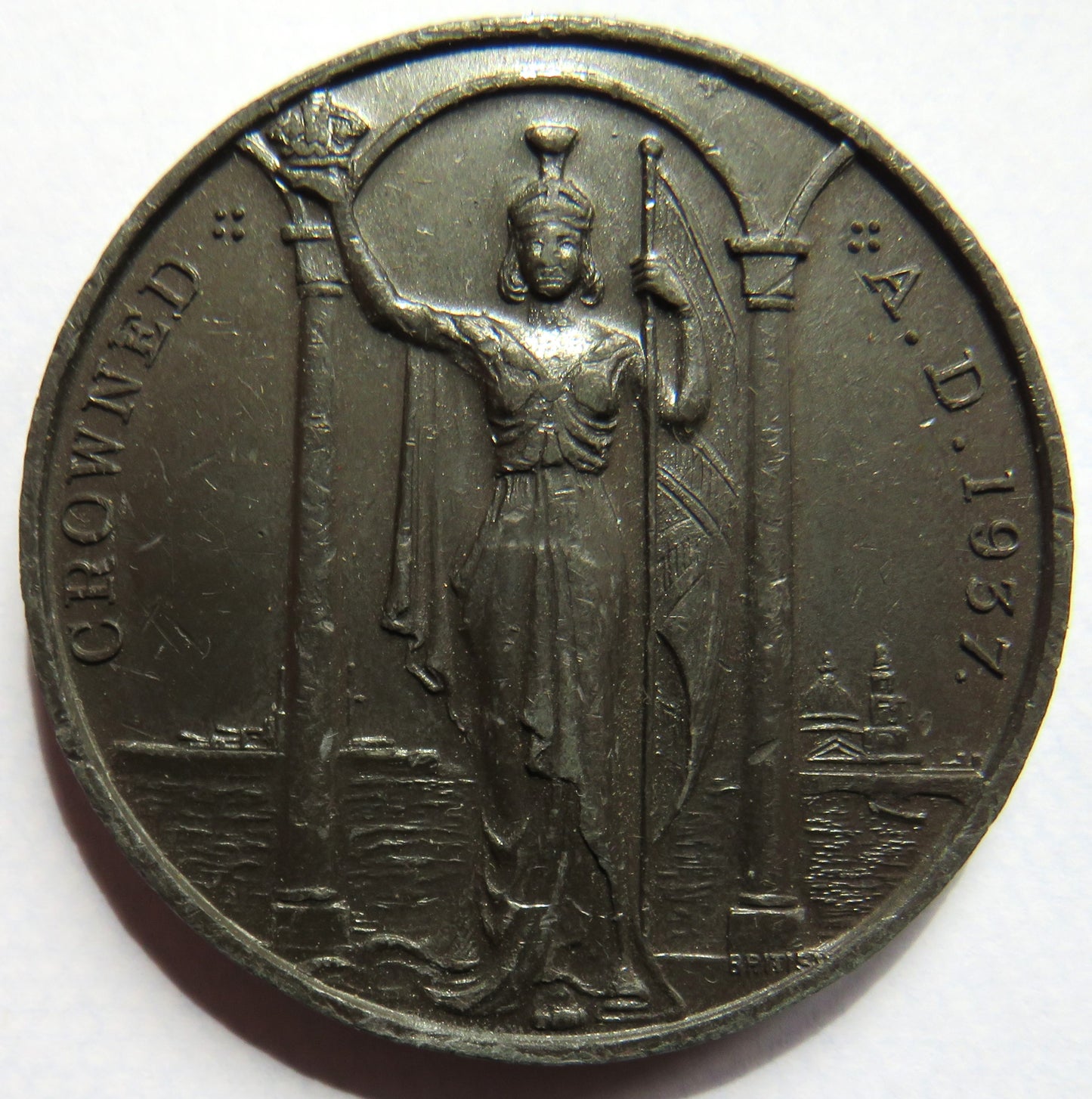 1937 King George VI Coronation Souvenir Medal