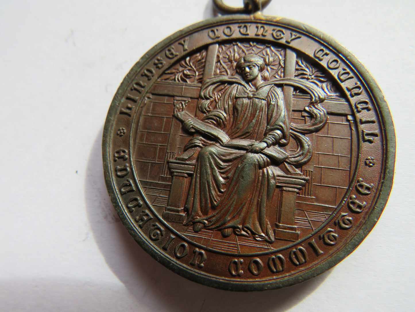 1906-7 Lindsey County Council Education Committee Attendance Medal