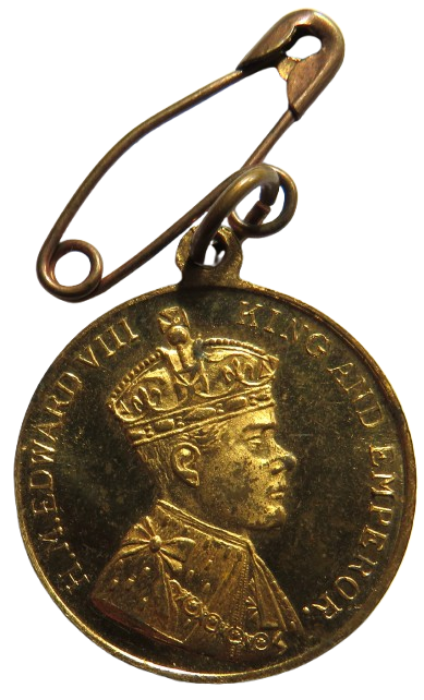 1937 King Edward VIII Coronation Souvenir Medal