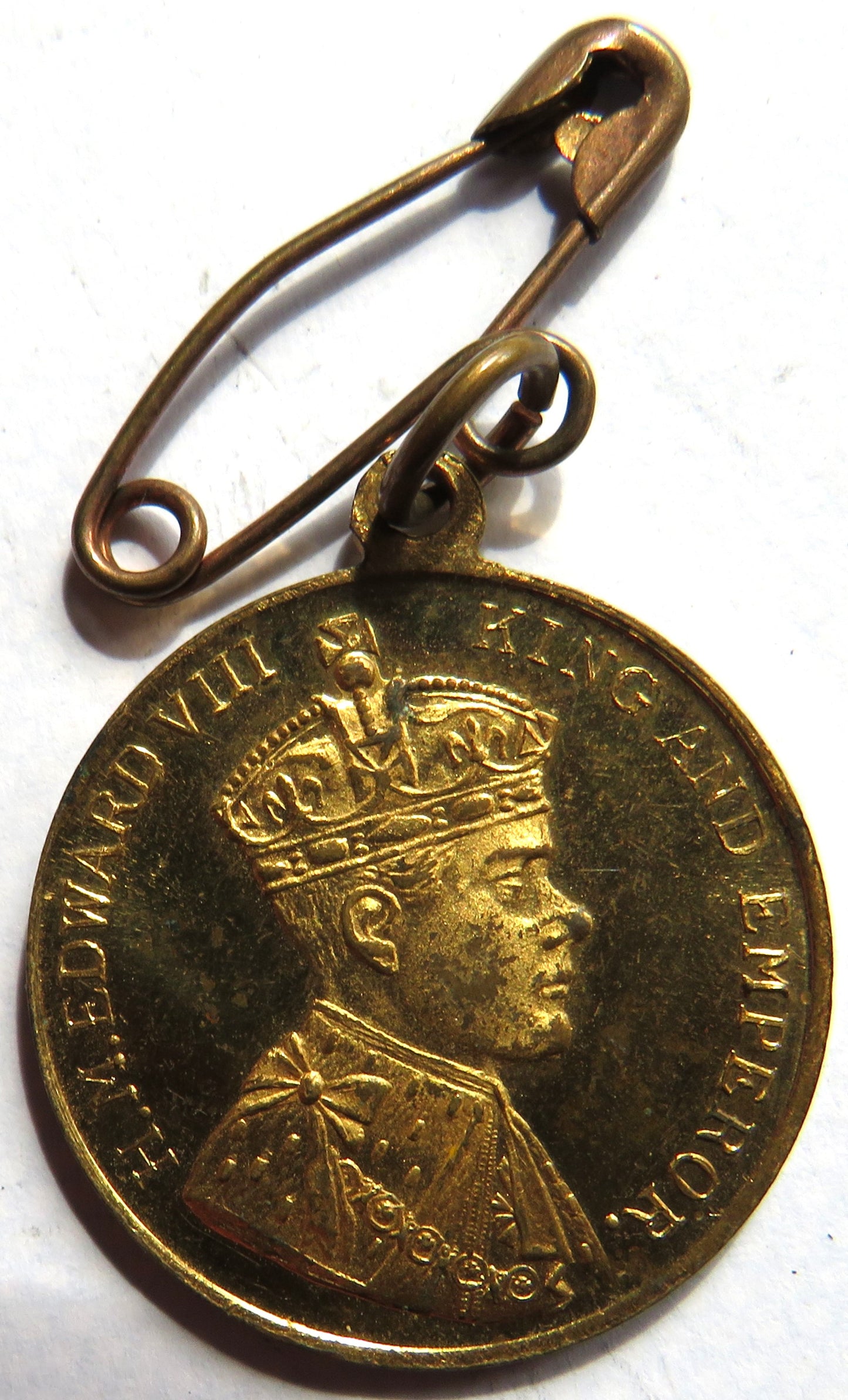 1937 King Edward VIII Coronation Souvenir Medal